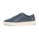 50553142 BOSS MEN'S KIERAN SMOOTH LEATHER TENNIS SNEAKER DARK BLUE SIZE 10 - Like New