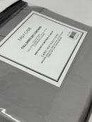 MILANO COLLECTION 1000 THREAD COUNT 4 PC SHEET SET. FULL SIZE - SILVER - Like New