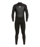 Quiksilver Mens 4/3 Prologue Back Zip Wetsuit - Black | Medium - Brand New