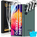 UniqueMe [ 2+3 Pack Compatible with Samsung Galaxy S22 Ultra Screen Protector - Like New