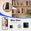 SHIBET HIDDEN CAMERA, MINI NANNY CAM WIRELESS WITH FREE CLOUD - BLACK - Like New
