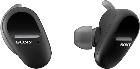 SONY Truly Wireless Sports In-Ear Noise Canceling Headphones WFSP800N/B - Black Like New