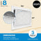 SIMPLY FILTERS 10X20X1 MERV 8, MPR 600 AC FURNACE HVAC AIR FILTER 6 PACK - WHITE - Like New