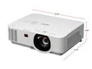 NEC Display Solutions P474U 1920 x 1200 4700 Lumens LCD Projector 10,000:1 RJ45