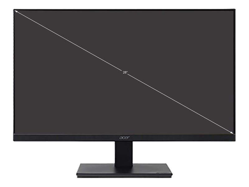 Acer 28.0 60 Hz IPS UHD IPS Monitor 4 ms 3840 x 2160 (4K) HDMI, DisplayPort,