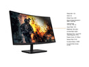 Acer 27HC5UR BMIIPX 27" QHD 2560 x 1440 (2K) 75 Hz HDMI, DisplayPort, Audio,