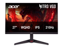 Acer Nitro 27 inch WQHD 2K 1440P 210Hz IPS with AMD FreeSync Premium 0.5ms