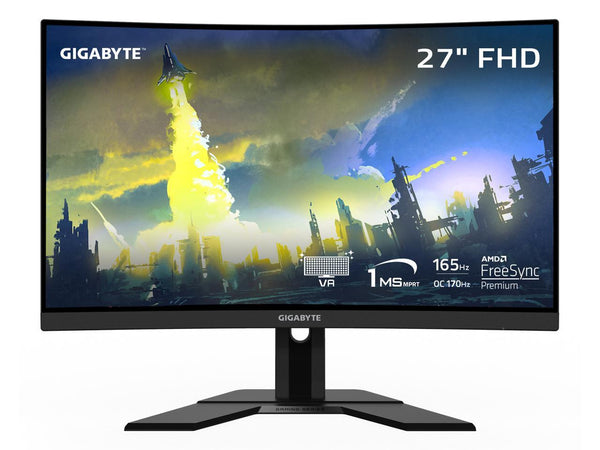 GIGABYTE - G27FC Advanced - 27" VA Curved Gaming Monitor - FHD 1920x1080 -