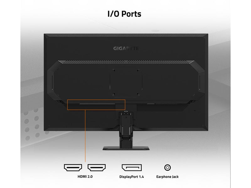 GIGABYTE - GS32Q - 32" IPS Gaming Monitor - QHD 2560x1440 - 165Hz/OC 170Hz - 1ms