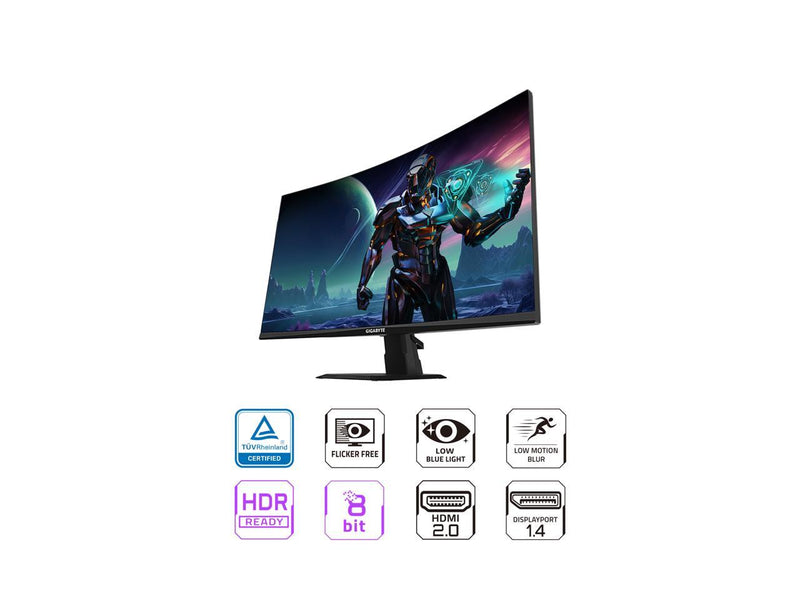 GIGABYTE 27" 180 Hz VA FHD Gaming Monitor 1920 x 1080 108% sRGB GS27FC SA1