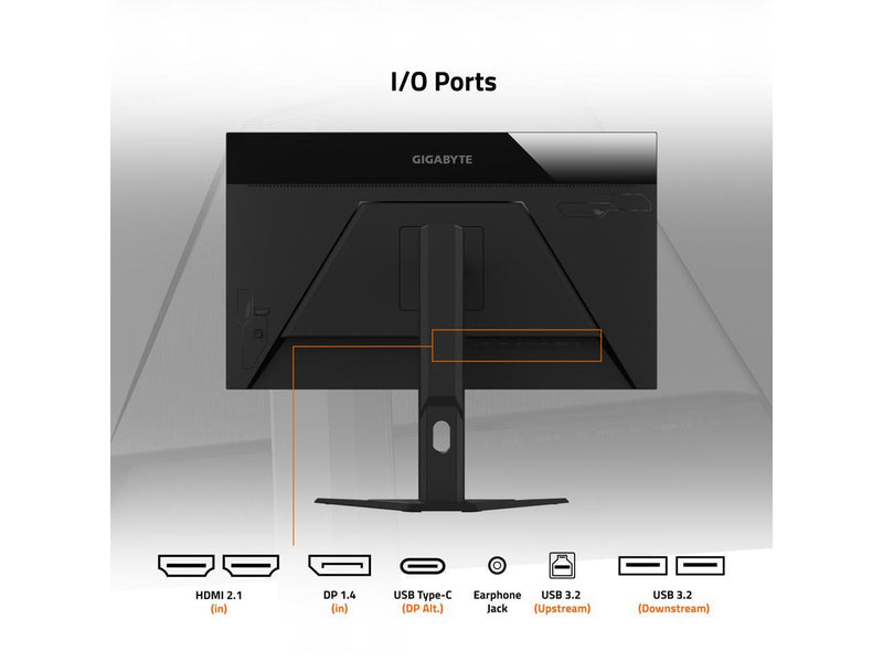 GIGABYTE - M27QA (US) - 27" IPS Gaming Monitor - QHD 2560x1440 - 180Hz - 1ms