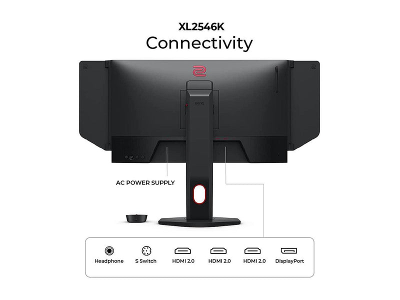 BenQ ZOWIE XL2546K 24.5 inch 240Hz Gaming Monitor | 1080P | DyAc+ | Smaller