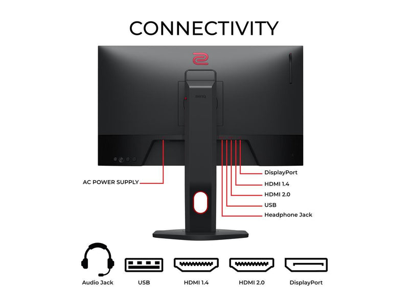 BenQ Zowie XL2540K 24.5 inch 240Hz Gaming Monitor | Smaller Base | Flexible