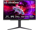LG Ultragear 27" QHD 2K 1440P 240Hz IPS with AMD FreeSync Premium & G-Sync