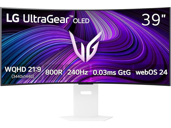 LG 39GX90SA Curved Gaming Monitor 39" Ultragear WQHD (3440 x 1440) OLED 240Hz,