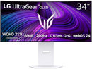 LG UltraGear 34 inch Ultrawide WQHD 2K 1440P 240Hz FreeSync Premium & G-Sync