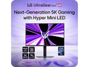 LG UltraGear evo AI 27 inch Dual Mode 5K 165Hz QHD 2K 1440P 330Hz IPS MINI LED
