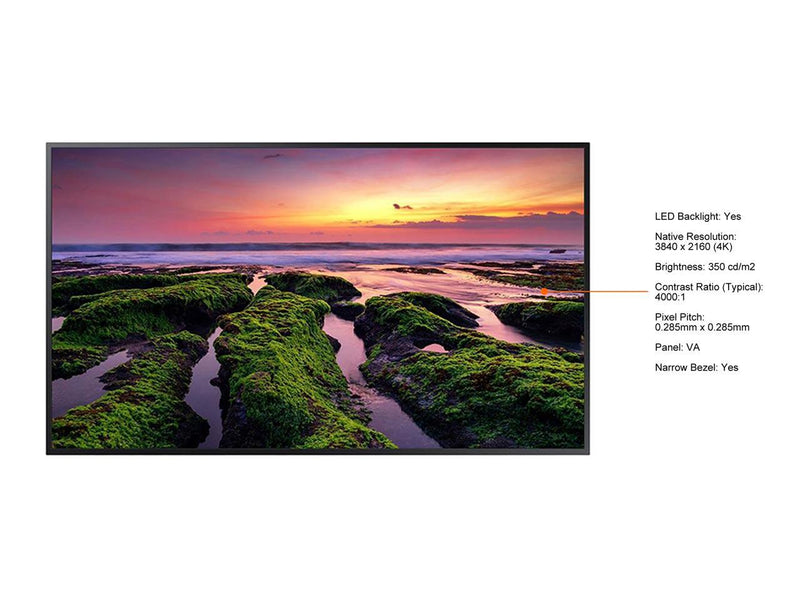 Samsung QB50B 50" UHD 4K Delivers Innovation and Effiency with Stunning Design