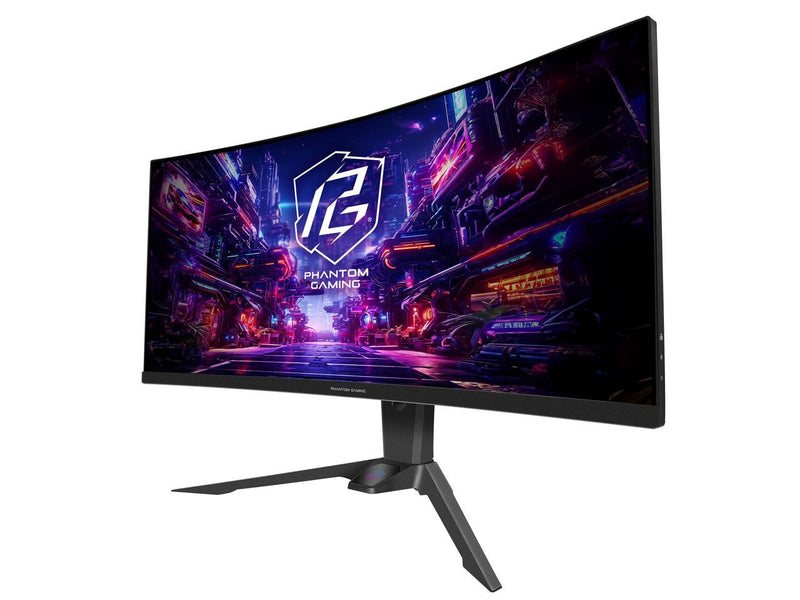 ASRock Phantom Gaming 34" 180 Hz VA WQHD Gaming Monitor FreeSync Premium (AMD