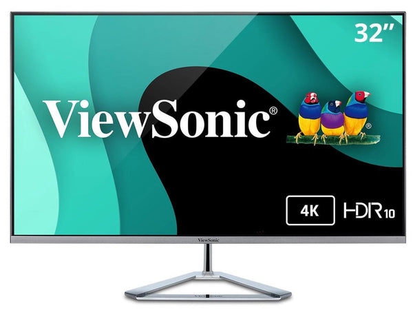 ViewSonic 31.5" (Viewable) 60 Hz VA UHD Monitor 8 ms 3840 x 2160 (4K) Flat Panel