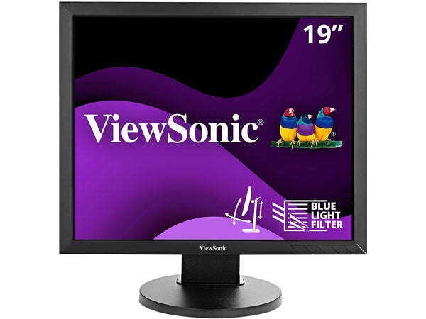 ViewSonic VG939SM 19 Inch IPS 1024p Ergonomic Monitor with DVI and VGA for Home