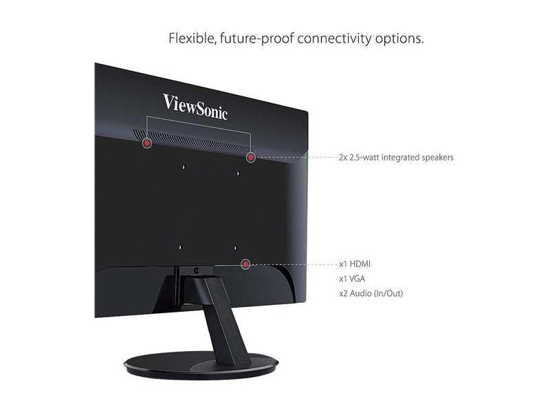 ViewSonic VA2259-SMH 22 Inch IPS 1080p Frameless LED Monitor with HDMI and VGA