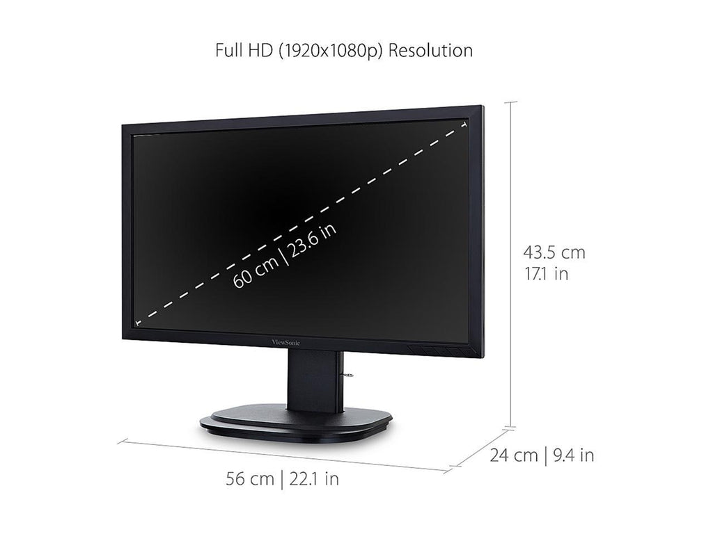 ViewSonic VG2449 24 Inch 1080p Ergonomic LED Monitor with HDMI Display ...