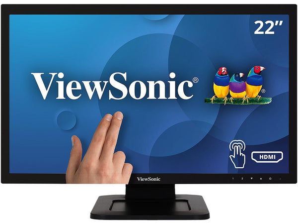 ViewSonic TD2210 22 Inch 1080p Single Point Resistive Touch Screen Monitor with