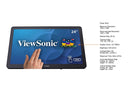 ViewSonic TD2430 24 Inch 1080p 10-Point Multi Touch Screen Monitor with