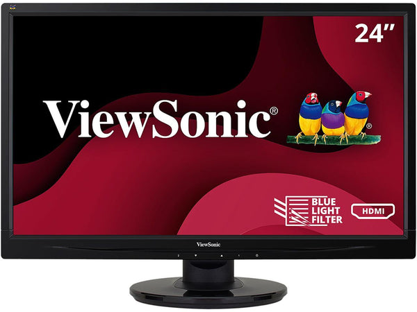 ViewSonic VA2446MH-LED 24 Inch Full HD 1080p LED Monitor with HDMI and