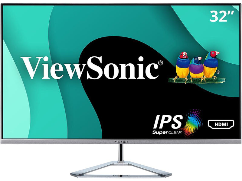 ViewSonic 32 Inch 1080p Widescreen IPS Monitor with Ultra-Thin Bezels