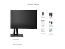 ViewSonic VP3481a 34 Inch Premium WQHD+ Curved Ultrawide Monitor with FreeSync,