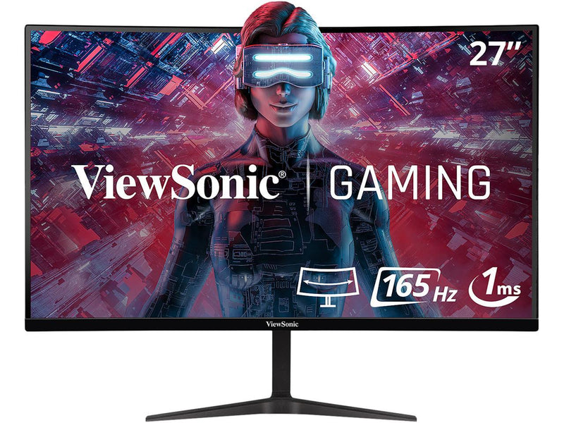 ViewSonic VX2718-2KPC-MHD 27 Inch WQHD 1440p 165Hz 1ms Curved Gaming Monitor