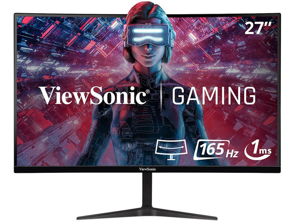 ViewSonic VX2718-PC-MHD 27 Inch Full HD 1080p 165Hz 1ms Curved Gaming Monitor