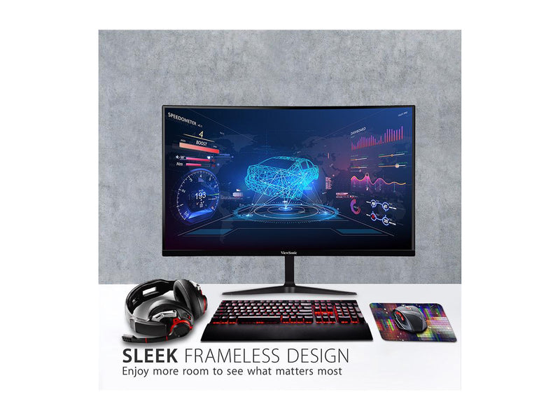 ViewSonic VX3218-PC-MHD 32 Inch Full HD 1080p 165Hz 1ms Curved Gaming Monitor