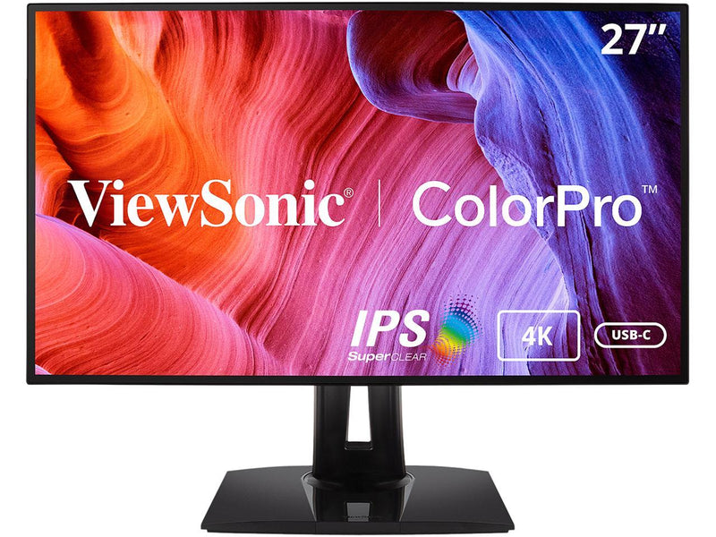 ViewSonic VP2768a-4K 27 Inch Premium IPS 4K Monitor with Advanced Ergonomics,