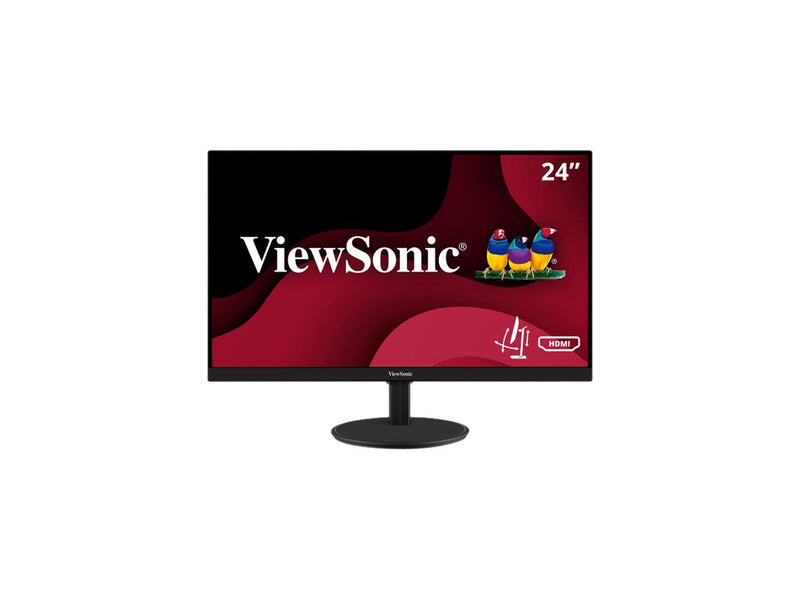 ViewSonic VA2447-MHJ 24 Inch Full HD 1080p Monitor with Advanced Ergonomics,