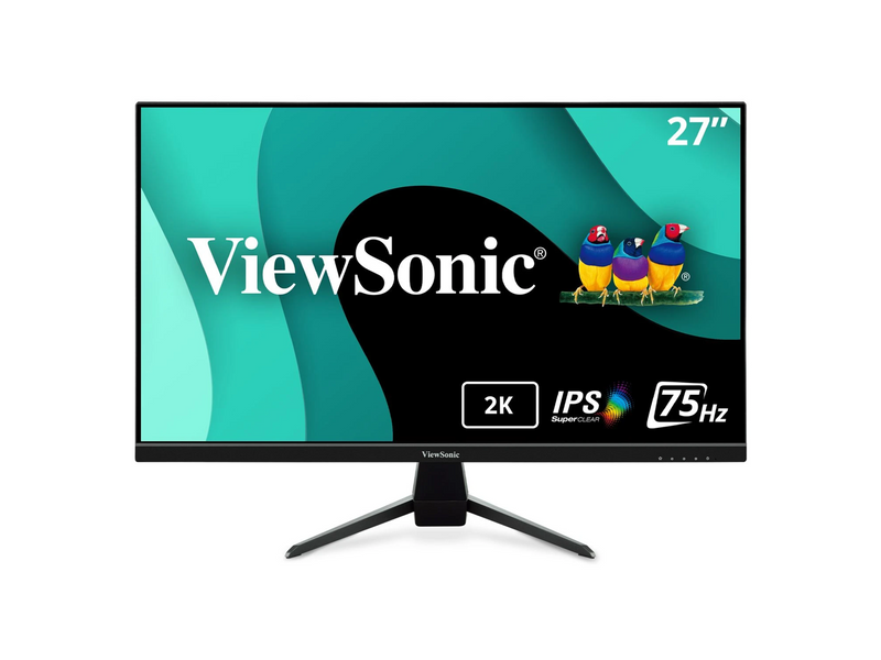 ViewSonic VX2767U-2K 27 Inch 1440p IPS Monitor with 65W USB C, HDR10 Content