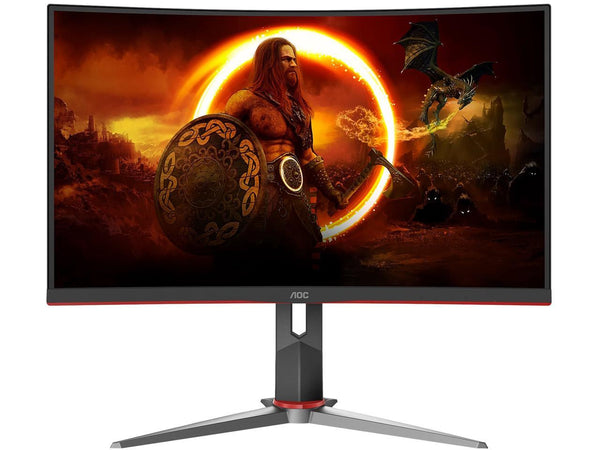 AOC C32G2 32" Curved Frameless Gaming Monitor FHD, 1500R Curved VA, 1ms