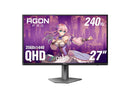 AOC 27" 240 Hz OLED QHD Gaming Monitor sRGB (CIE1931): 147.7%, DCI-P3 (CIE1976):