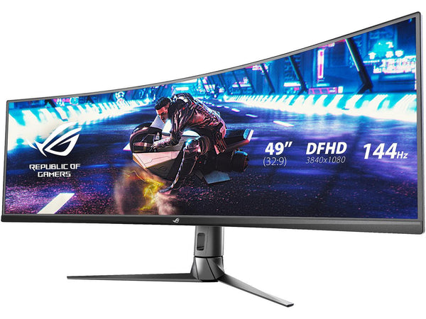 Asus ROG Strix XG49VQ 49 Curved Gaming FreeSync Monitor 144Hz Dual Full