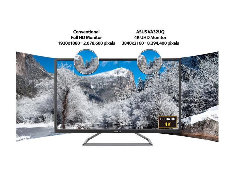 ASUS VA32UQ 31.5 HDR Monitor 4K (3840 x 2160) FreeSync Eye Care DisplayPort