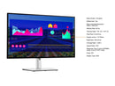 Dell UltraSharp U2722D 27" QHD 2560 x 1440 (2K) IPS, HDMI DisplayPort USB-C,