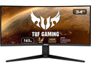 ASUS TUF Gaming 34 inch Ultrawide UWQHD 2K 1440P 165Hz with FreeSync Premium 1ms