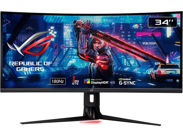 ASUS ROG Strix 34" XG349C UWQHD 3440 x 1440 180Hz (OC) 1ms (GTG) Extreme Low