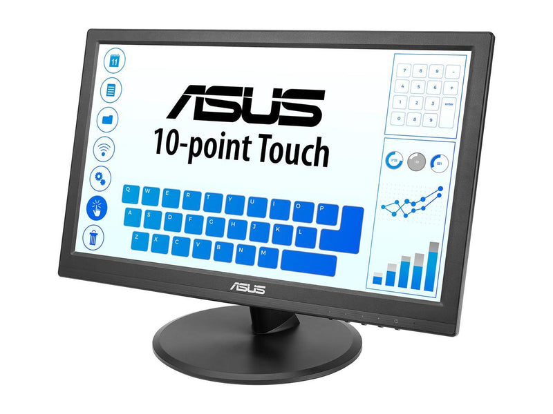 ASUS 15.6" Touch Monitor (VT168HR) - WXGA (1366 x 768), 10-point Touchscreen,