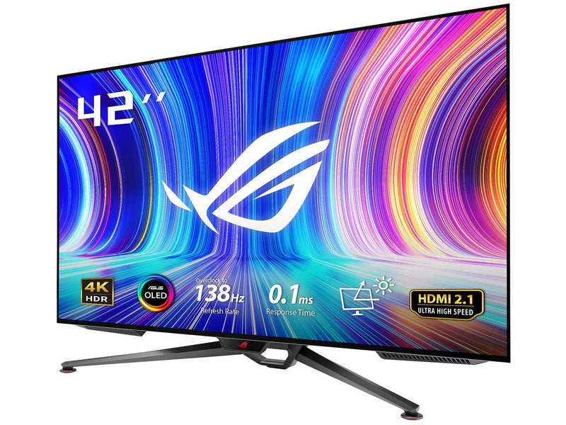 ASUS ROG Swift OLED PG42UQ Gaming Monitor - 41.5" 4K, OLED, 138Hz (Overclocked),
