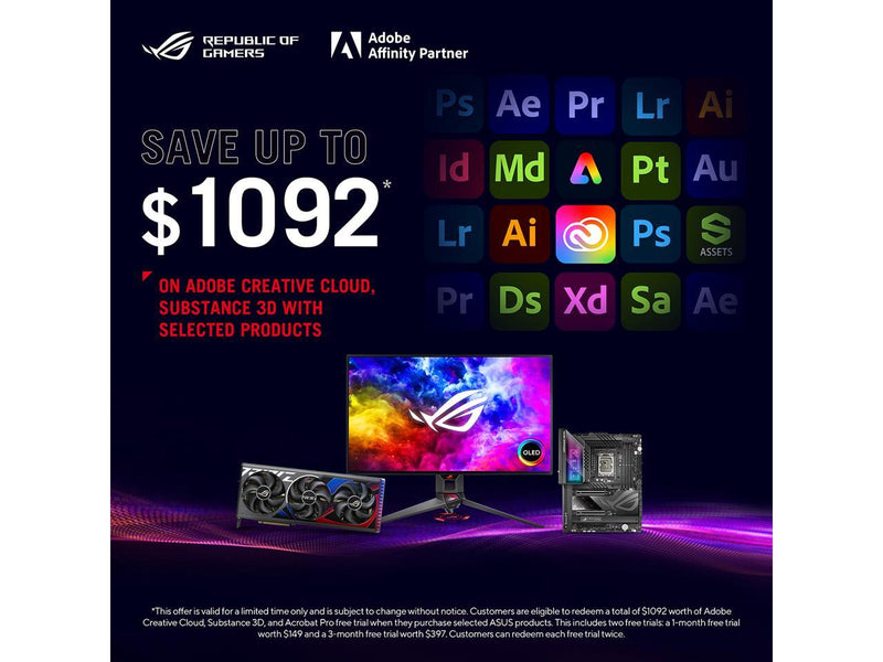 ASUS ROG Swift 27" 4K Gaming Monitor (PG27UQR) - UHD (3840 x2160), Fast IPS,
