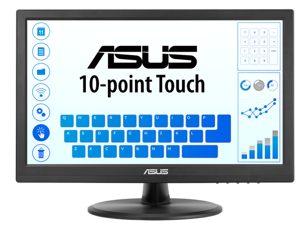 ASUS 15.6" 1080P Touch Monitor (VT169HE) - Full HD, 10-point Touchscreen, IPS,