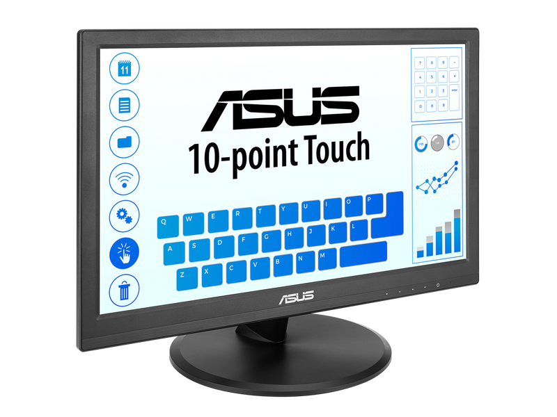 ASUS 15.6" 1080P Touch Monitor (VT169HE) - Full HD, 10-point Touchscreen, IPS,